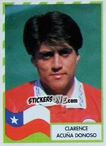 Figurina Clarence Acuña Donoso - Copa América 1995 n. 85 - Navarrete