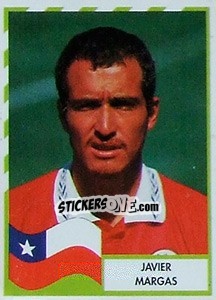 Figurina Javier Margas - Copa América 1995 - Navarrete