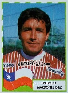 Sticker Patricio Mardones Diez - Copa América 1995 n. 92 - Navarrete