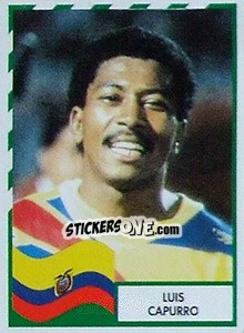 Sticker Luis Capurro - Copa América 1995 n. 105 - Navarrete