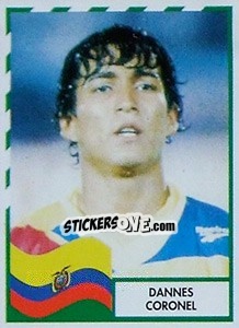 Sticker Dannes Coronel - Copa América 1995 - Navarrete