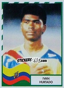 Sticker Ivan Hurtado - Copa América 1995 - Navarrete