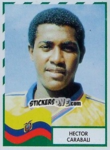 Sticker Hector Carabali - Copa América 1995 - Navarrete