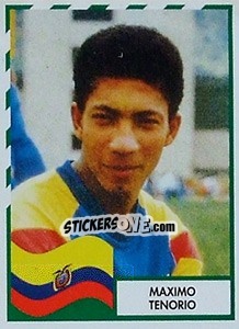 Sticker Maximo Tenorio - Copa América 1995 - Navarrete