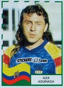 Sticker Alex Aguinaga - Copa América 1995 - Navarrete