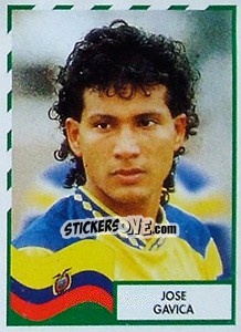 Cromo Jose Gavica - Copa América 1995 - Navarrete