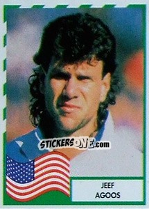 Sticker Jeff Agoos - Copa América 1995 - Navarrete