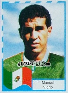 Figurina Manuel Vidrio - Copa América 1995 - Navarrete