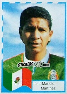 Cromo Manuel Martinez - Copa América 1995 - Navarrete