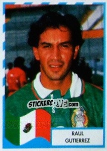 Cromo Raul Gutierrez - Copa América 1995 - Navarrete