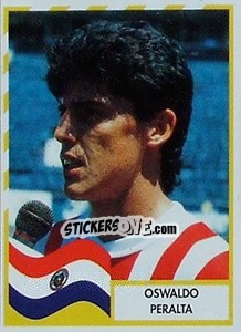 Cromo Oswaldo Peralta - Copa América 1995 - Navarrete