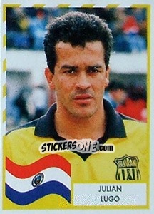 Cromo Julian Lugo - Copa América 1995 - Navarrete