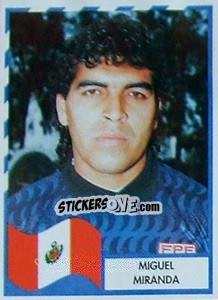 Cromo Miguel Miranda - Copa América 1995 - Navarrete