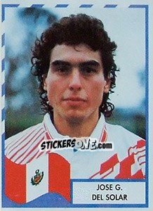 Sticker Jose G. Del Solar - Copa América 1995 - Navarrete