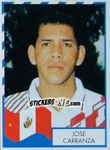 Cromo Jose Carranza - Copa América 1995 - Navarrete