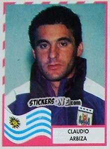 Cromo Claudio Arbiza - Copa América 1995 - Navarrete