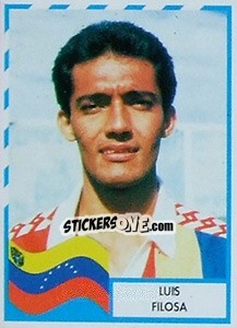 Cromo Luis Filosa - Copa América 1995 - Navarrete