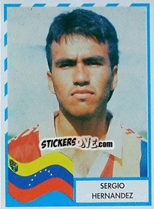 Cromo Sergio Hernandez - Copa América 1995 - Navarrete