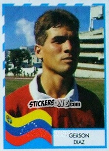 Figurina Gerson Diaz - Copa América 1995 - Navarrete