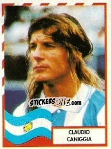Sticker Claudio Caniggia - Copa América 1995 n. 12 - Mundicromo