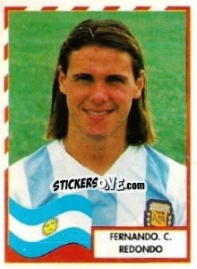 Sticker Fernando C. Redondo - Copa América 1995 n. 15 - Mundicromo