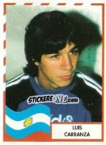 Sticker Luis Carranza - Copa América 1995 - Mundicromo