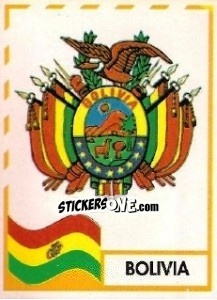 Cromo Escudo - Copa América 1995 - Mundicromo