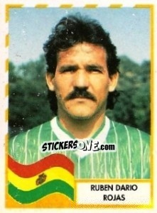 Sticker Ruben Dario Rojas - Copa América 1995 - Mundicromo