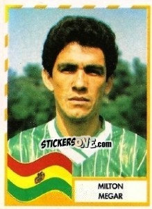 Sticker Milton Megar - Copa América 1995 - Mundicromo