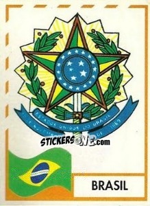 Sticker Escudo - Copa América 1995 - Mundicromo