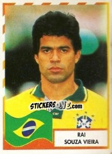 Cromo Rai Souza Vieira - Copa América 1995 - Mundicromo