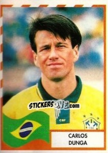 Cromo Carlos Dunga - Copa América 1995 - Mundicromo
