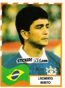 Sticker J. Roberto Bebeto - Copa América 1995 - Mundicromo