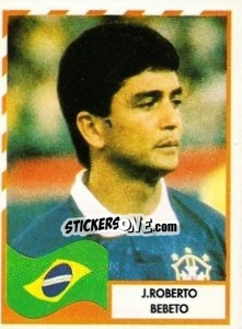 Cromo J. Roberto Bebeto - Copa América 1995 n. 57 - Mundicromo
