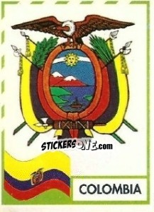 Sticker Escudo - Copa América 1995 n. 61 - Mundicromo