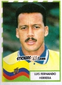 Figurina Luis Fernando Herrera - Copa América 1995 - Mundicromo