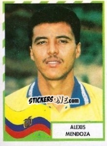 Sticker Alexis Mendoza - Copa América 1995 - Mundicromo