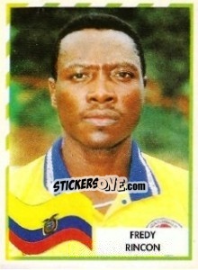 Sticker Fredy Rincon - Copa América 1995 - Mundicromo