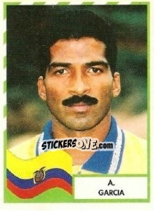 Sticker A. Garcia - Copa América 1995 - Mundicromo