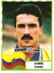 Figurina Gabriel Gomez - Copa América 1995 - Mundicromo