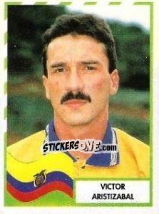 Figurina Victor Aristizabal - Copa América 1995 - Mundicromo