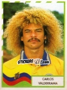 Sticker Carlos Valderrama - Copa América 1995 n. 79 - Mundicromo