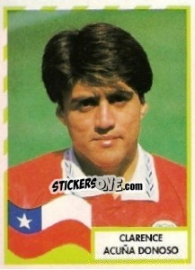 Sticker Clarence Acuña Donoso - Copa América 1995 - Mundicromo