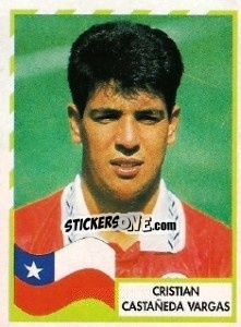 Cromo Cristian Castañeda Vargas - Copa América 1995 - Mundicromo