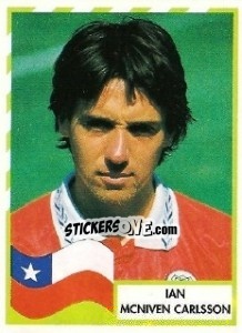 Sticker Ian McNiven Carlsson - Copa América 1995 - Mundicromo