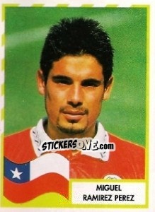 Cromo Miguel Ramirez Perez - Copa América 1995 - Mundicromo