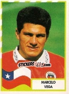 Sticker Marcelo Vega - Copa América 1995 - Mundicromo