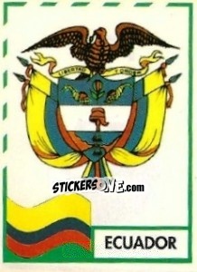 Sticker Escudo - Copa América 1995 - Mundicromo