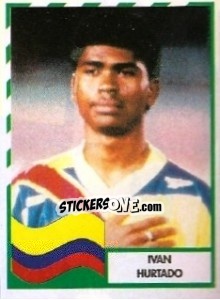 Figurina Ivan Hurtado - Copa América 1995 - Mundicromo