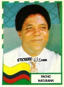 Sticker Pacho Maturana - Copa América 1995 - Mundicromo